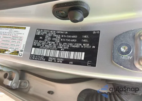 2015 Toyota 4Runner Limited из США, поврежденный, VIN JTEZU5JR7F5103722